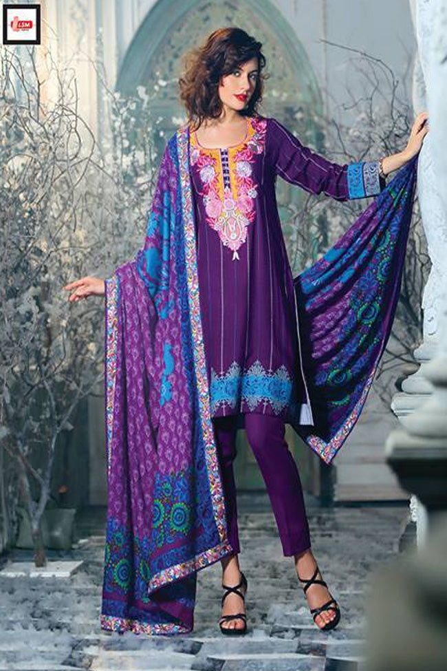 Lsm gorgeous wintery collection violaceous floral stream-6B