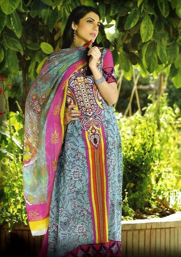 Ragmos Embroided lawn Collection 02 greypink