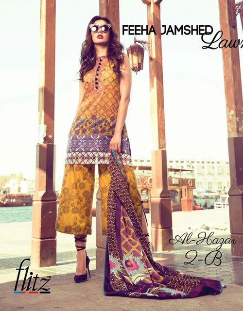 Load image into Gallery viewer, FeehaJamsheed Lawn  2b