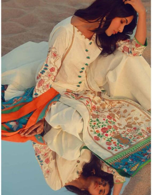 Load image into Gallery viewer, alkaram lawn SS07 off white