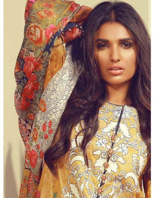 Load image into Gallery viewer, alkaram lawn ss12 OLIVE 18