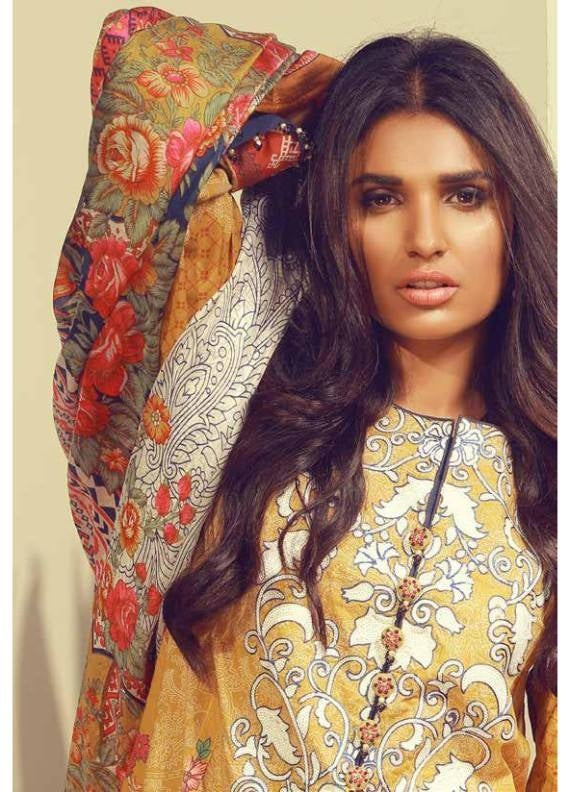 alkaram lawn ss12 OLIVE 18