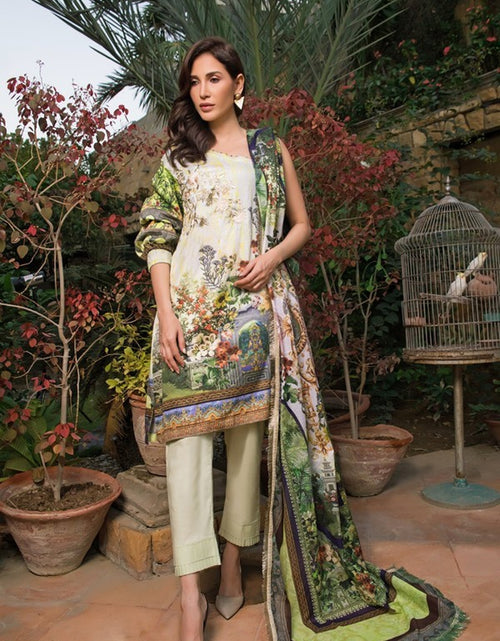 Load image into Gallery viewer, AyeshaNoor Satin silk 19  07 lightgreen