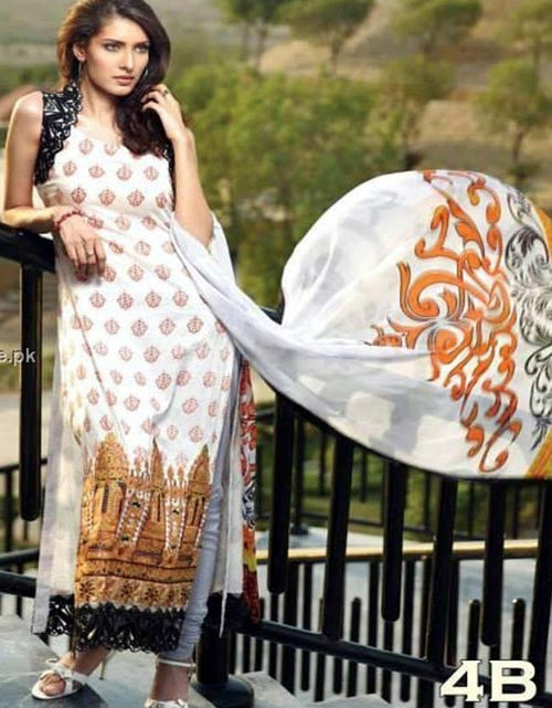 Load image into Gallery viewer, ayeshazara by alzohaib textile whitegold