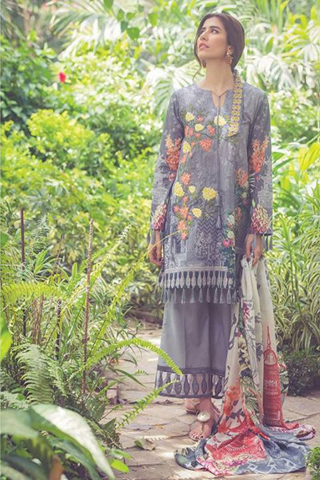 Cross Stitch Unstitch Eid Collection-D-02-FRENCH ITERANCE-3PCS