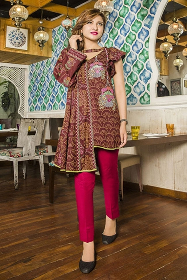 Lsm Inimate Embroidered Kurtis Collection-EK-7C