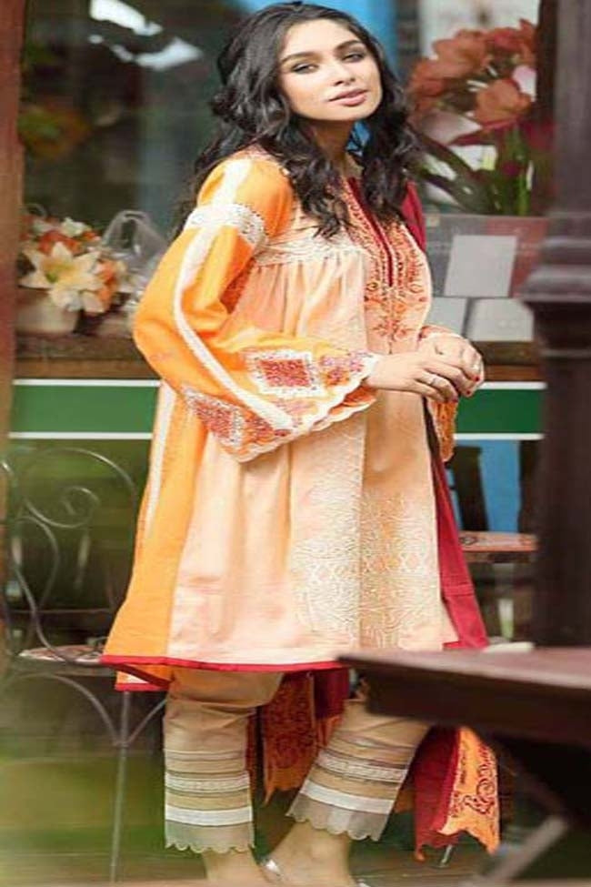 Noor-E-Fizzata Cotton Silk Collection-D-01