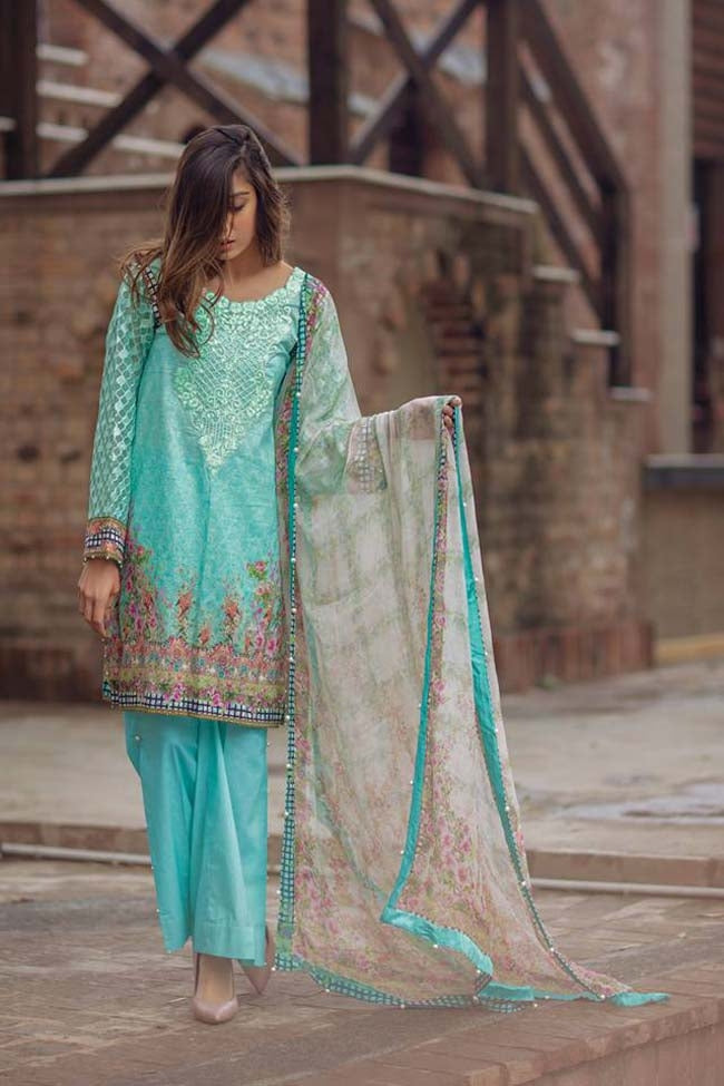Noor By Saadia Asad Lawn Collection'17-D-03