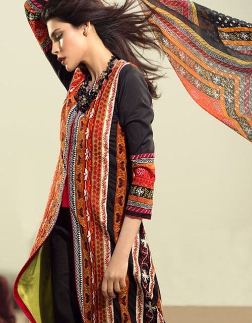 Load image into Gallery viewer, Sanasafinaz luxuary 9b black orange