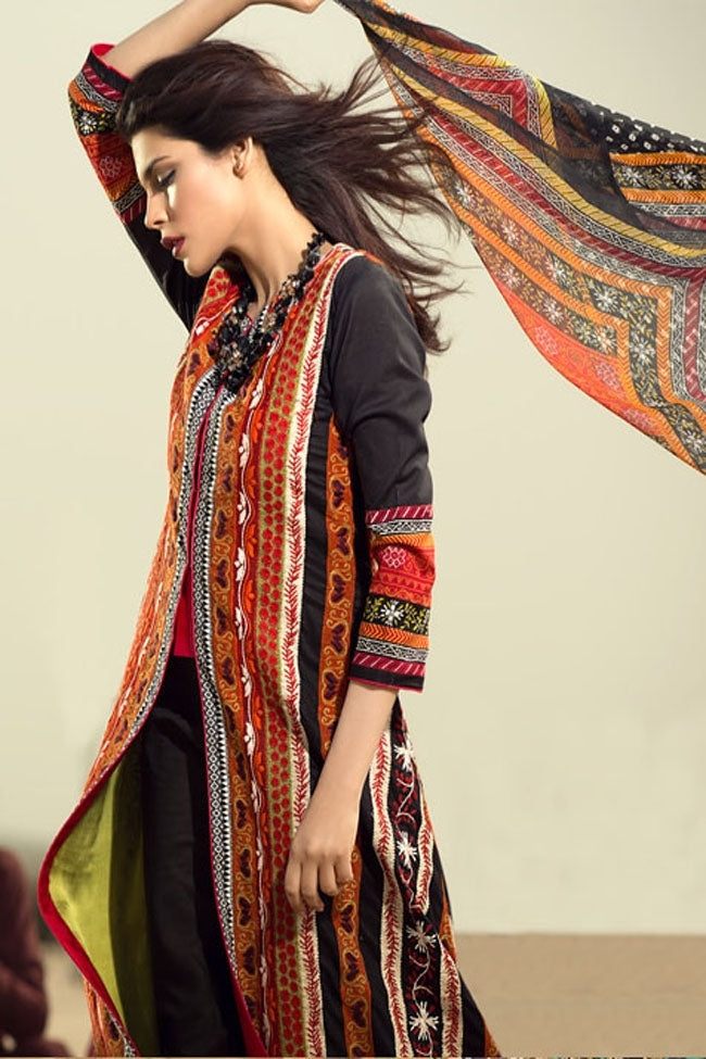 Sanasafinaz luxuary 9b black orange