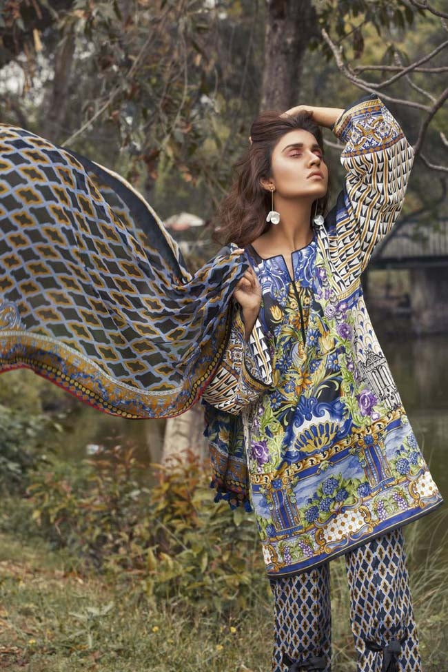 Sapphire Lawn Vol III Collection'18-D-03