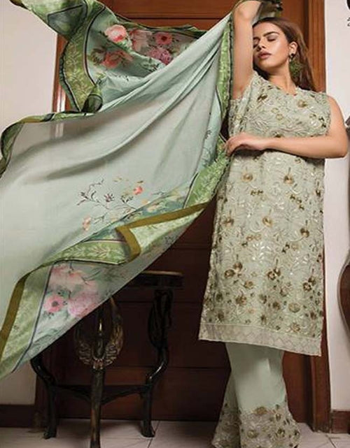 Load image into Gallery viewer, Zunairi Luxury Embroidered Chiffon Collection-D-07