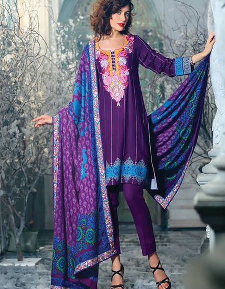 Lsm gorgeous wintery collection violaceous floral stream-6B