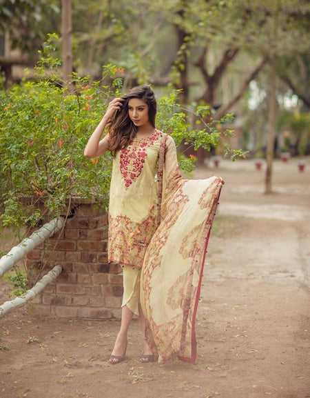 Noor By Sadia Asad Luxury Lawn Collection’ auric carcass