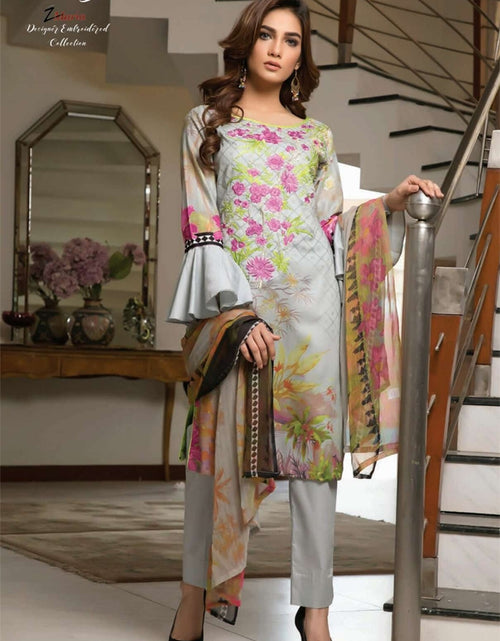 Load image into Gallery viewer, Zmaria Designer Embroidered Collection By ZS Textiles-ZM-5B
