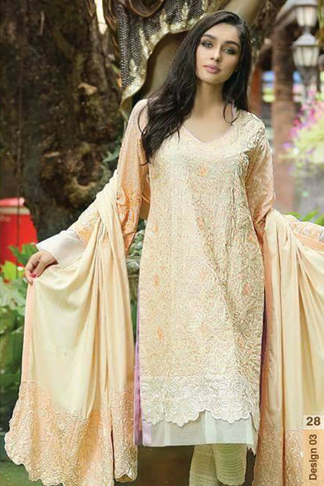 Noor-E-Fizzata Cotton Silk Collection-D-03