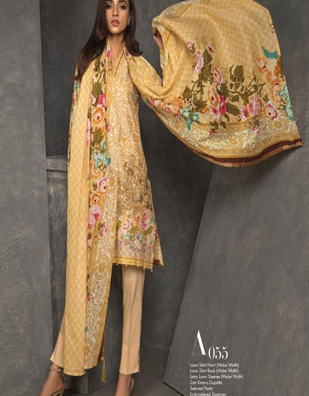 Orient Summer Series I Ethnic Stamp Embroidered Collection-055A