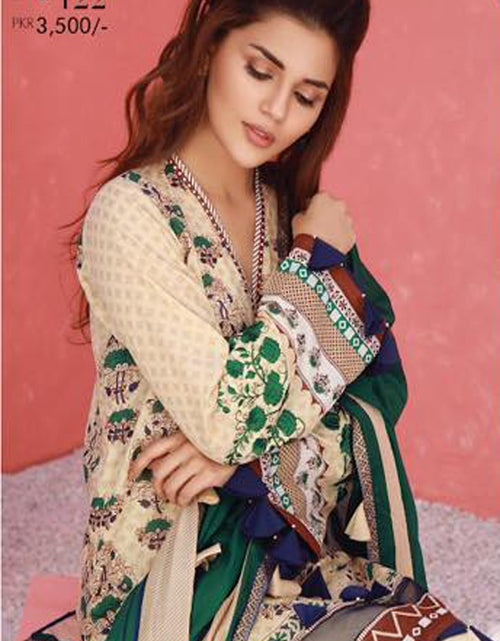 Load image into Gallery viewer, Orient Summer Series I Ethnic Stamp Embroidered Collection-122A
