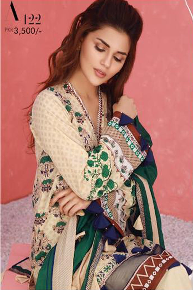 Orient Summer Series I Ethnic Stamp Embroidered Collection-122A