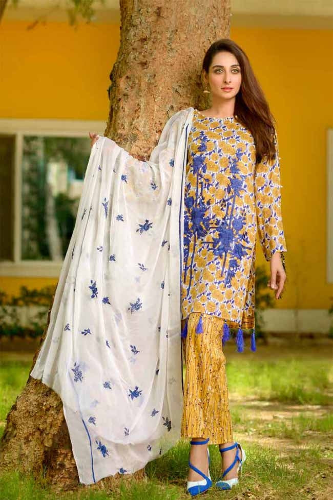 Lala Embroidered Designer Collection'19-D-04