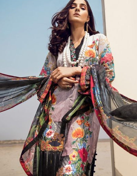 Adan's Libas Tales Of Eden Lawn Collection-Chained To You