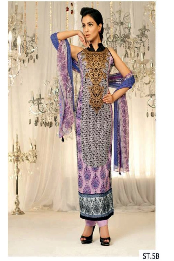 Alizeeshan lawn pista purple 5b