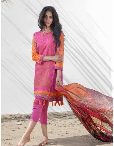 alkaram lawn ss10 fushia