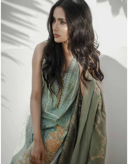 alkaram lawn ss-04 green