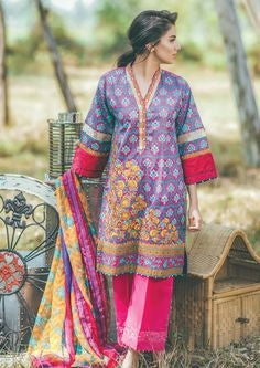 Load image into Gallery viewer, alkaram lawn ss104 magenta
