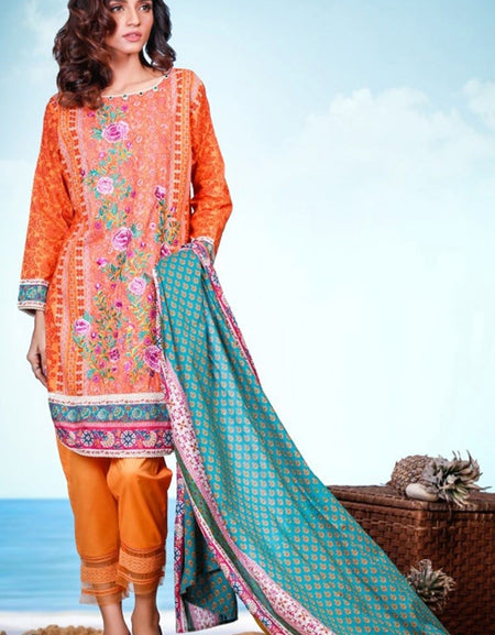 Alkaram Midsummer Collection-MS-28-Orange