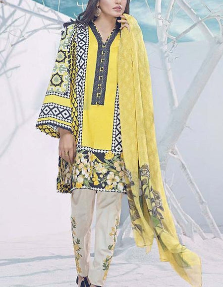 Auj Luxury Lawn Collection'18-D-01