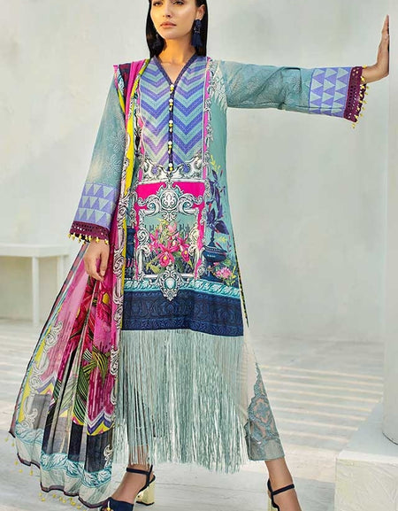 Auj Luxury Lawn Collection'18-D-03
