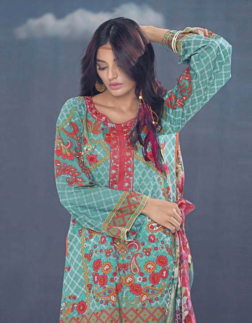 Load image into Gallery viewer, Auj Luxury Lawn Collection&#39;18-D-04
