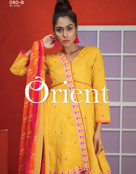 Orient Blended Chiffon Vol1 Collection'19-080-B