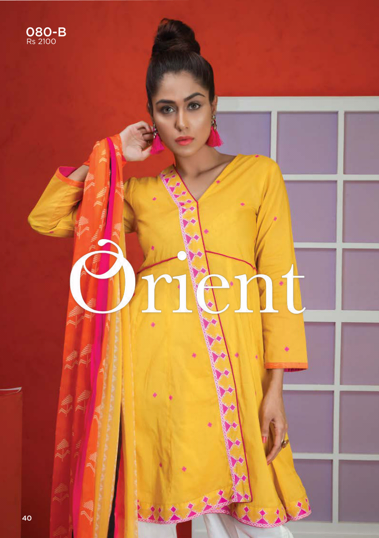 Orient Blended Chiffon Vol1 Collection'19-080-B