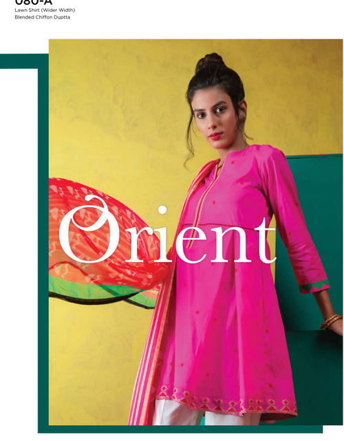 Load image into Gallery viewer, Orient Blended Chiffon Vol1 Collection&#39;19-080-A
