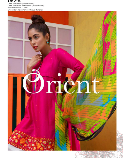 Load image into Gallery viewer, Orient Blended Chiffon Vol1 Collection&#39;19-082-A
