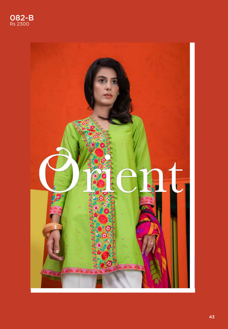 Orient Blended Chiffon Vol1 Collection'19-082-B