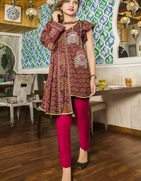 Lsm Inimate Embroidered Kurtis Collection-EK-7C