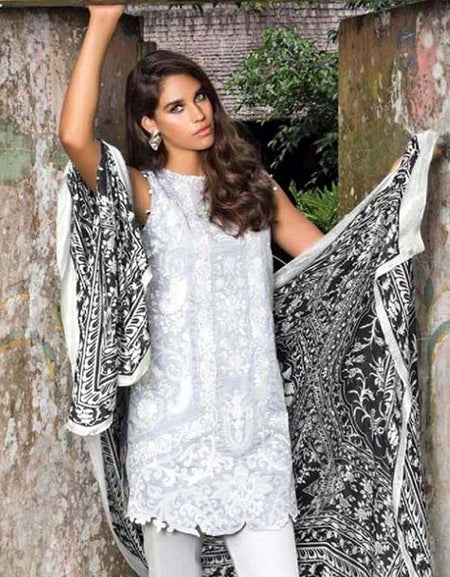 Mahgul Luxury Lawn Collection'17-D-01