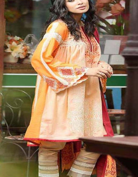 Noor-E-Fizzata Cotton Silk Collection-D-01