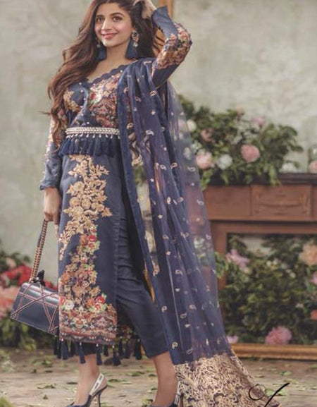 Noor By Sadia Asad Luxury Lawn Collection’18 LA POE’TESSE-D-07