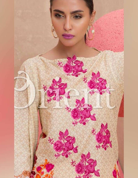 Orient Summer Series II  Embroidered Collection One Piece-116B