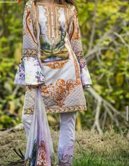 Salitex Rococo Lawn Vol2 Collection'18-D-02