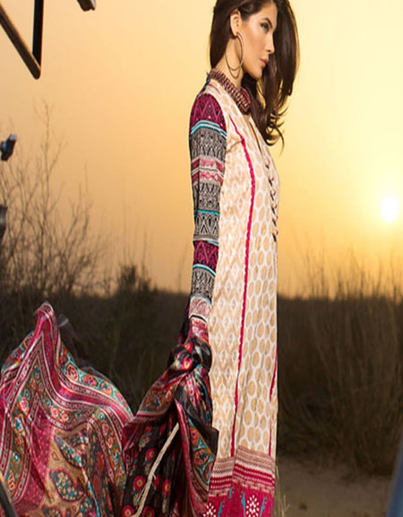 Sanasafinaz lawn 6a beidge black