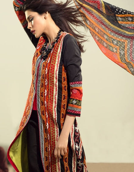 Sanasafinaz luxuary 9b black orange