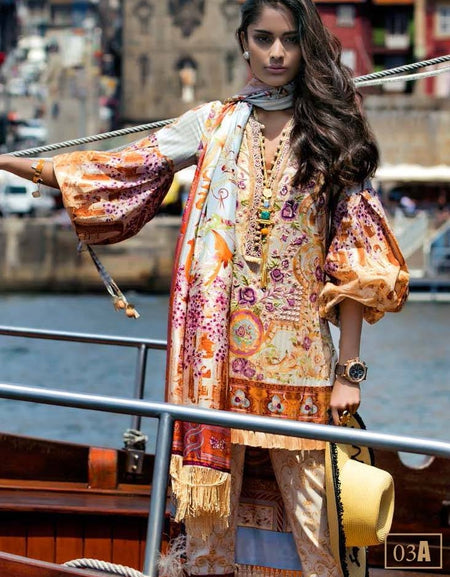 Shehla Chatoor Embroidered Lawn 03 A