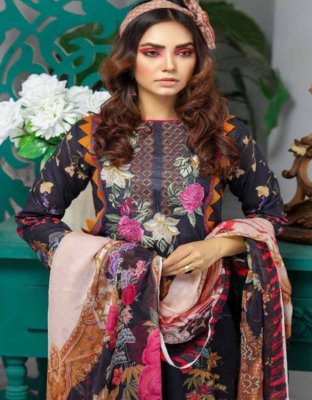 Shazmeen Designer Collection'19 Vol4-D07
