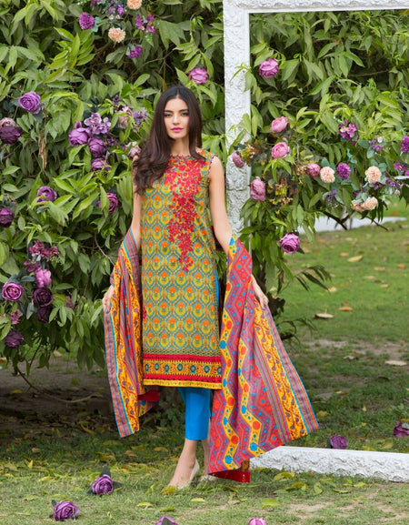 alkaram lawn ss108 yellow