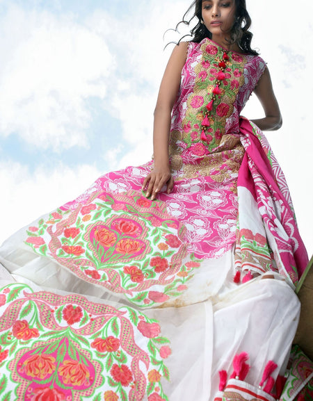 alkaram lawn ss58 pink